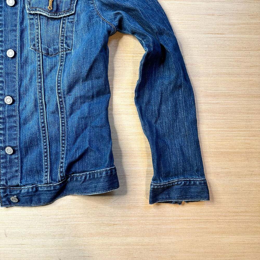 GAP Stretch Medium Wash Denim Button-Up Jean Jacket - Picture 2 of 7